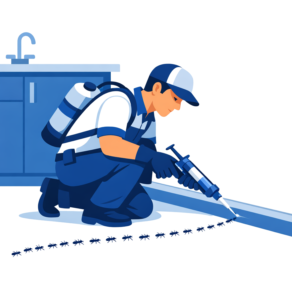 Traitement anti-fourmis par gel appât professionnel